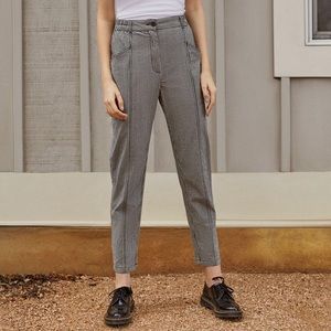 Urban Outfitters Silence + Noise checker mom pants